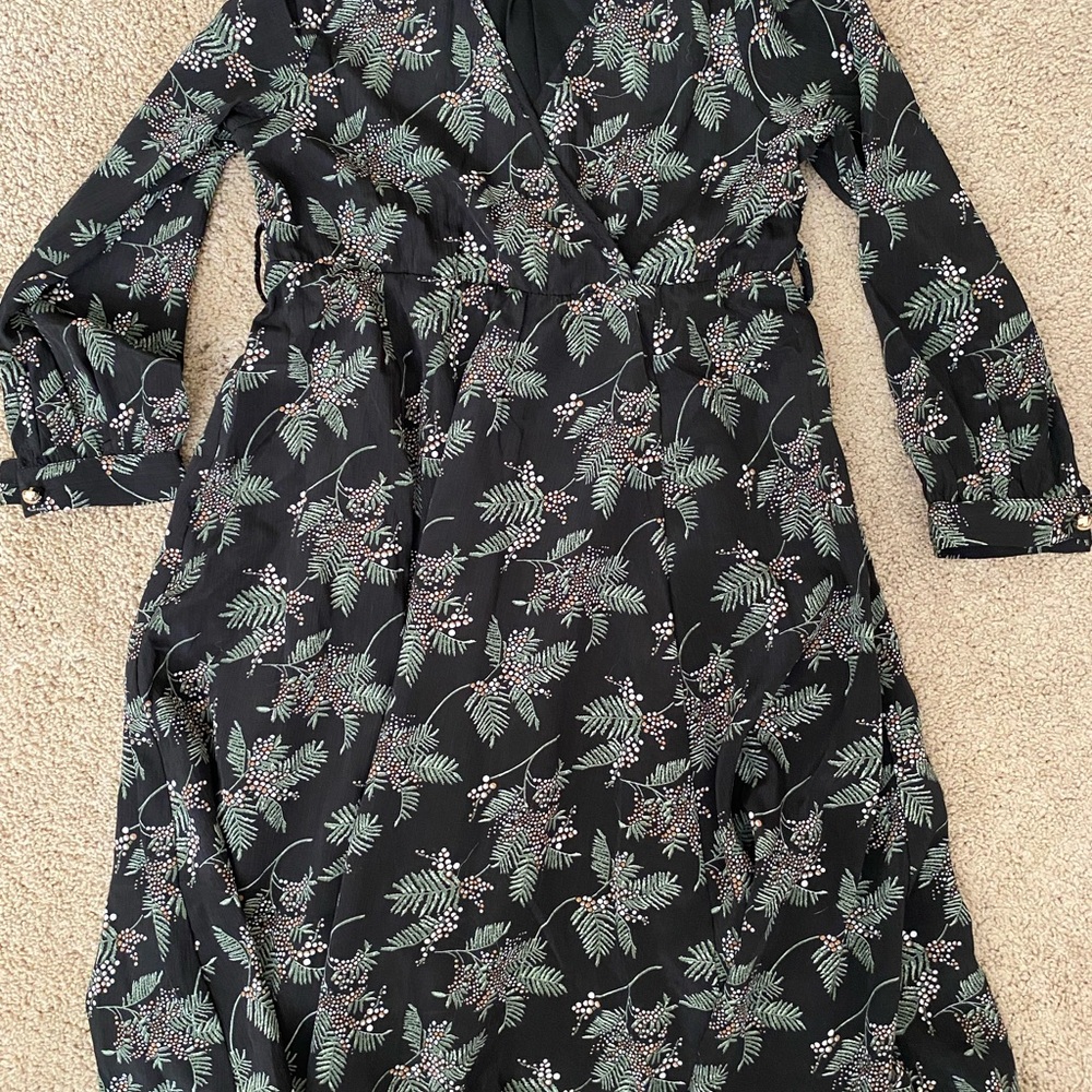 Ivy city mini 4/5t Floral Black Dress